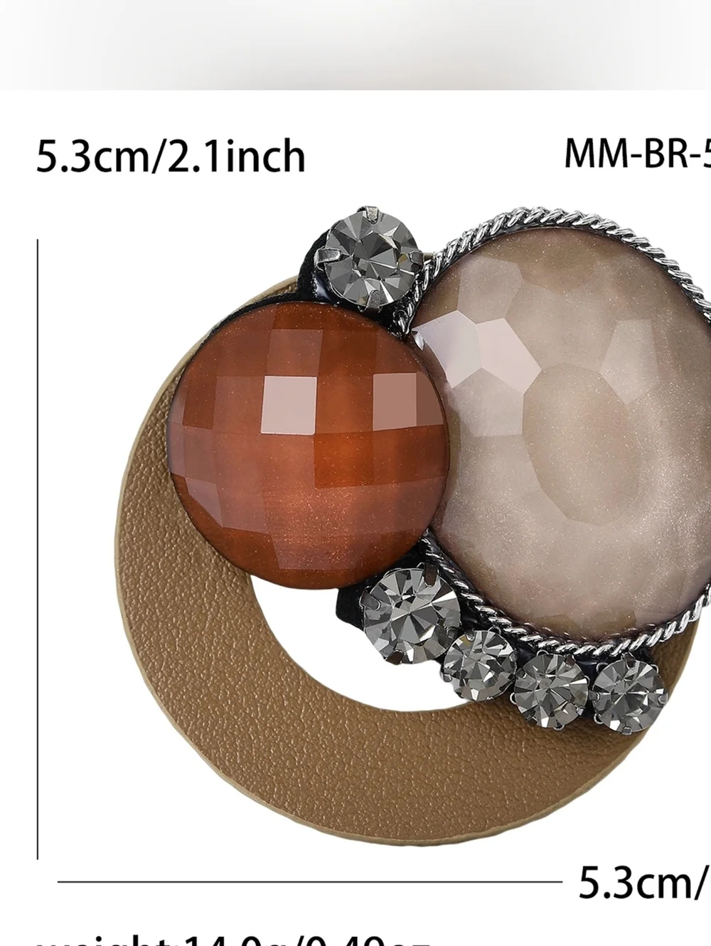 VQ Wreath Brooch